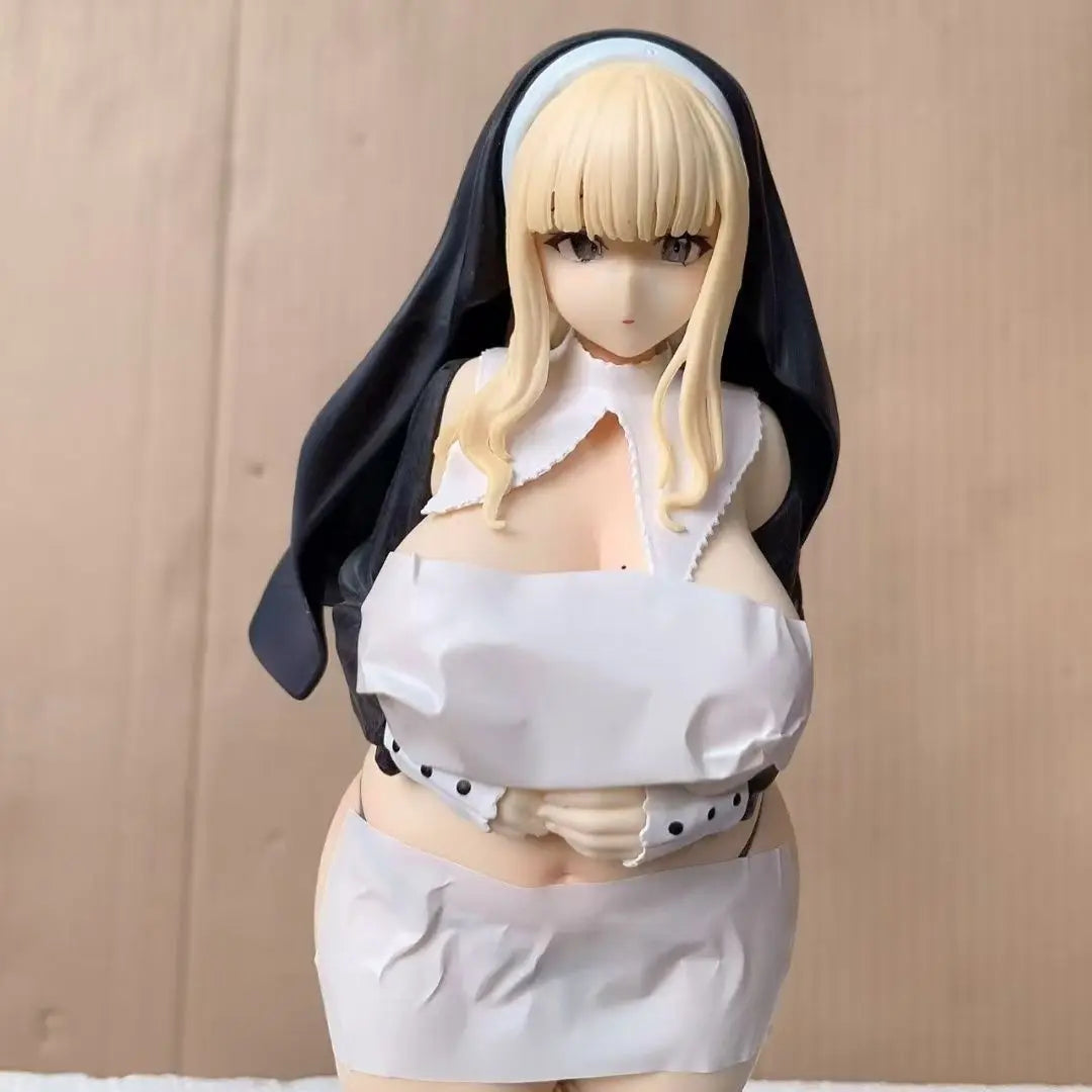 Bnzalacer Hentai Figure Fat Nun Ecchi Sexy Waifu Anime Girl Figure Collection For 18+ Gift