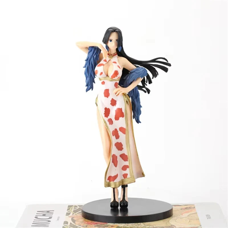 22cm One Piece Anime Figurine Cheongsam Boa Hancock Action Figure PVC Model Toy Doll Collection Cartoon Children Gift