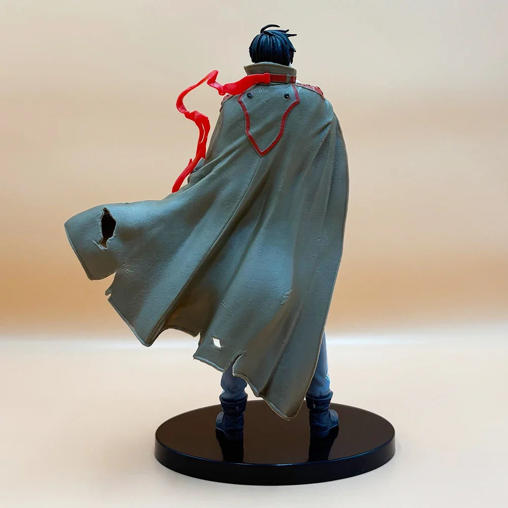 Solo Leveling Sung Jin woo Cloak Anime Figure 21CM Collectible Model Doll Toys Gifts