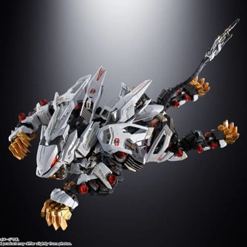 Bandai Original Chogokin Zoids RZ-041 Liger Zero Anime Action Figures Toys for Boys Christmas Gift Collectible Model Ornaments