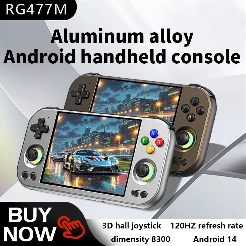 Anbernic RG477M Retro Handheld Game Console 4.7-inch LTPS 64 Bit Game Player Dimensity 8300 Online Multiplayer Streaming RG 477M