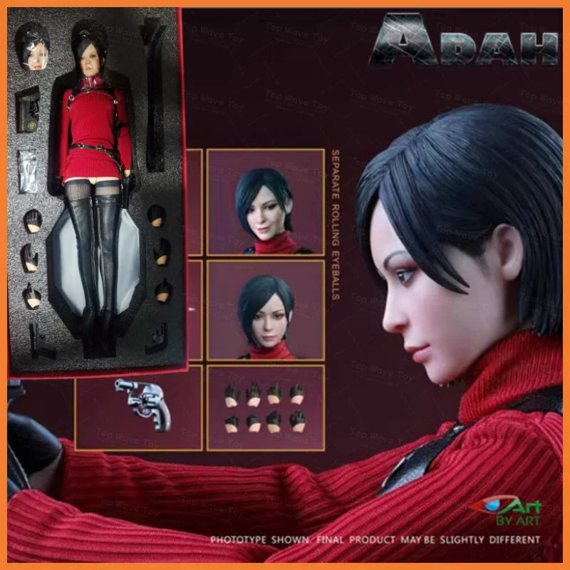 New In Stock BY-ART BY-021 1/6 ADAH Ada Wong Mysterious Agent Red Battle Clothing Survival Game Mystery Spy Clothes Set Fit Toy