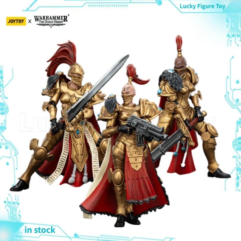 【In Stock】 JOYTOY Warhammer 40K Sisters of Silence White Falcons Vigilator Cadre Vigilator Mistress Squad Toy