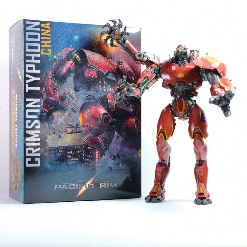 Pacific Rim Anime Figure Deluxe Light Edition Crimson Typhoon Light Action Figures Decoration Christmas Gift For Kids Toys