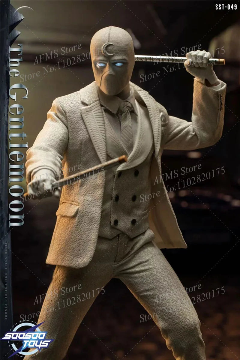 Soosootoys SST-049 1/6 Men Soldier Mr. Knight The Gentlemoon Moon Knight Werewolf By Night Avengers Hero 12Inch Action Figure