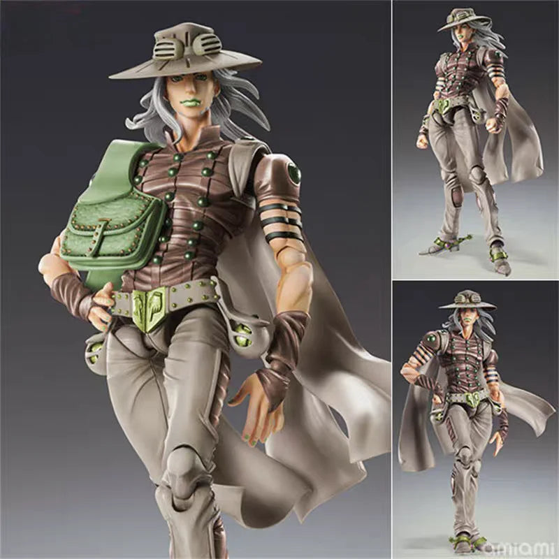 Super Action Statue Bizarre Adventure Steel Ball Run Gyro Zeppeli Sammlerfigur - Auf Lager Zimmer Schreibtisch Dekoration Figur
