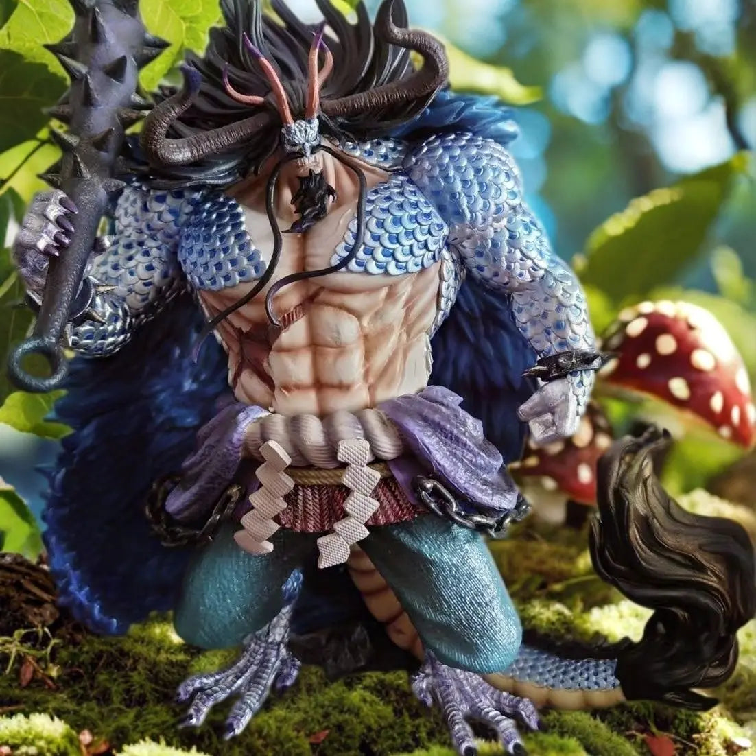 LK Studio One Piece Black Pearl Kaido Beasts 15.74Inch/40cm Zoro Figura de Anime Can move PVC Collect Mode ornament Toys Gifts