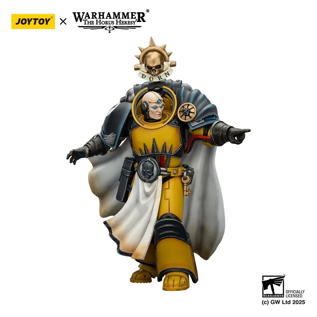 【Pre-sale】JOYTOY Warhammer 40K Imperial Fists Legion Praetor in Tartaros Terminator Armor Librarian Consul 1/18 Action Figure