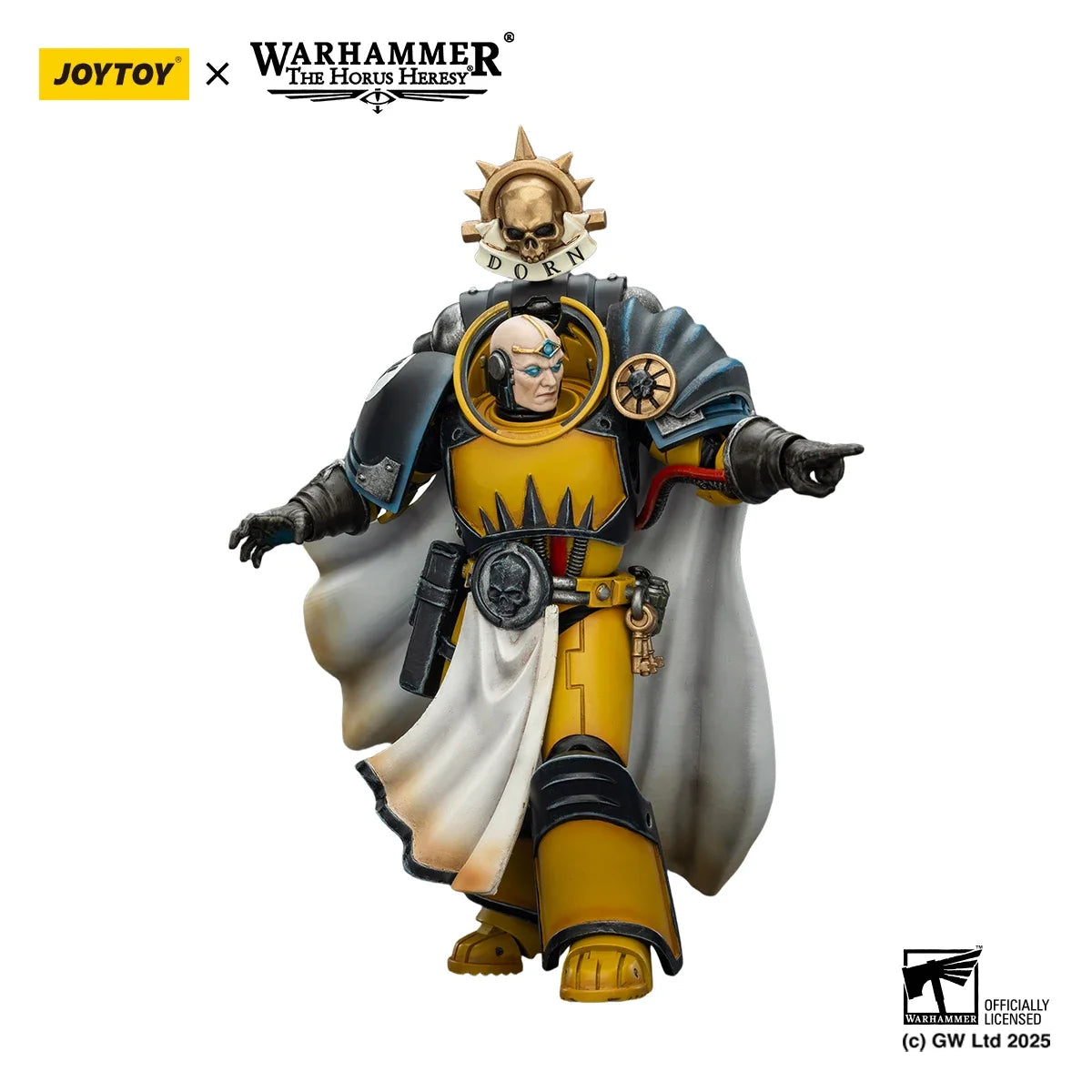 【Pre-sale】JOYTOY Warhammer 40K Imperial Fists Legion Praetor in Tartaros Terminator Armor Librarian Consul 1/18 Action Figure