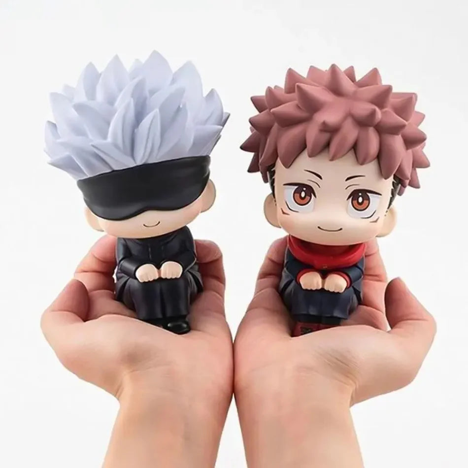 Jujutsu Kaisen Anime Figures Geto Suguru Gojo Satoru Doll Fushiguro Toji Okkotsu Yuta Inumaki Toge Q Version Toy Collection Gift