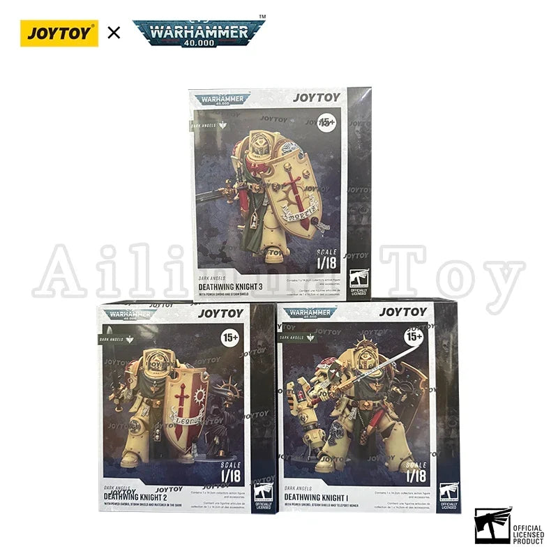 JOYTOY 1/18 Action Figure 40K Dark Angels Deathwing Knight Anime Model Toy Gift
