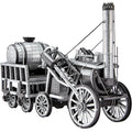 Piececool Metal 3D Puzzles Rocket (Lokomotive) Diy Assembly Metal Model Kits DIY Jigsaw Building Blocks Best Gifts for Adult
