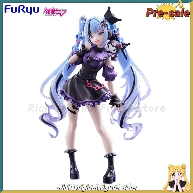 【Pre-sale】Original FuRyu Trio-Try-iT Snow Miku X Kuromi Hatsune Miku Anime Figure Model Toy