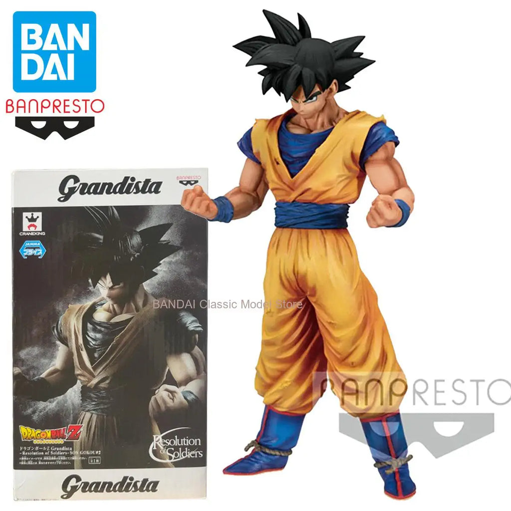 100 % Original auf Lager Bandai Spirits BANPRESTO Grandista Dragon Ball Z Son Goku Anime Figur Sammlerserie Modellspielzeug
