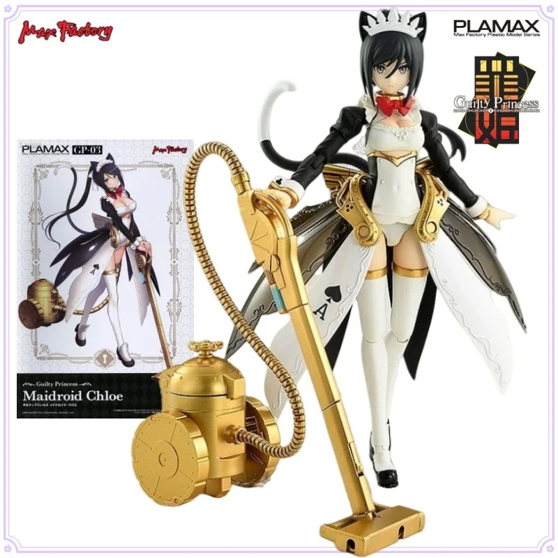 Max Factory Genuine Max Plamax Model Series Guilty Princess Anime Action Figures Toys for Boys Gift Collectible Model Ornaments