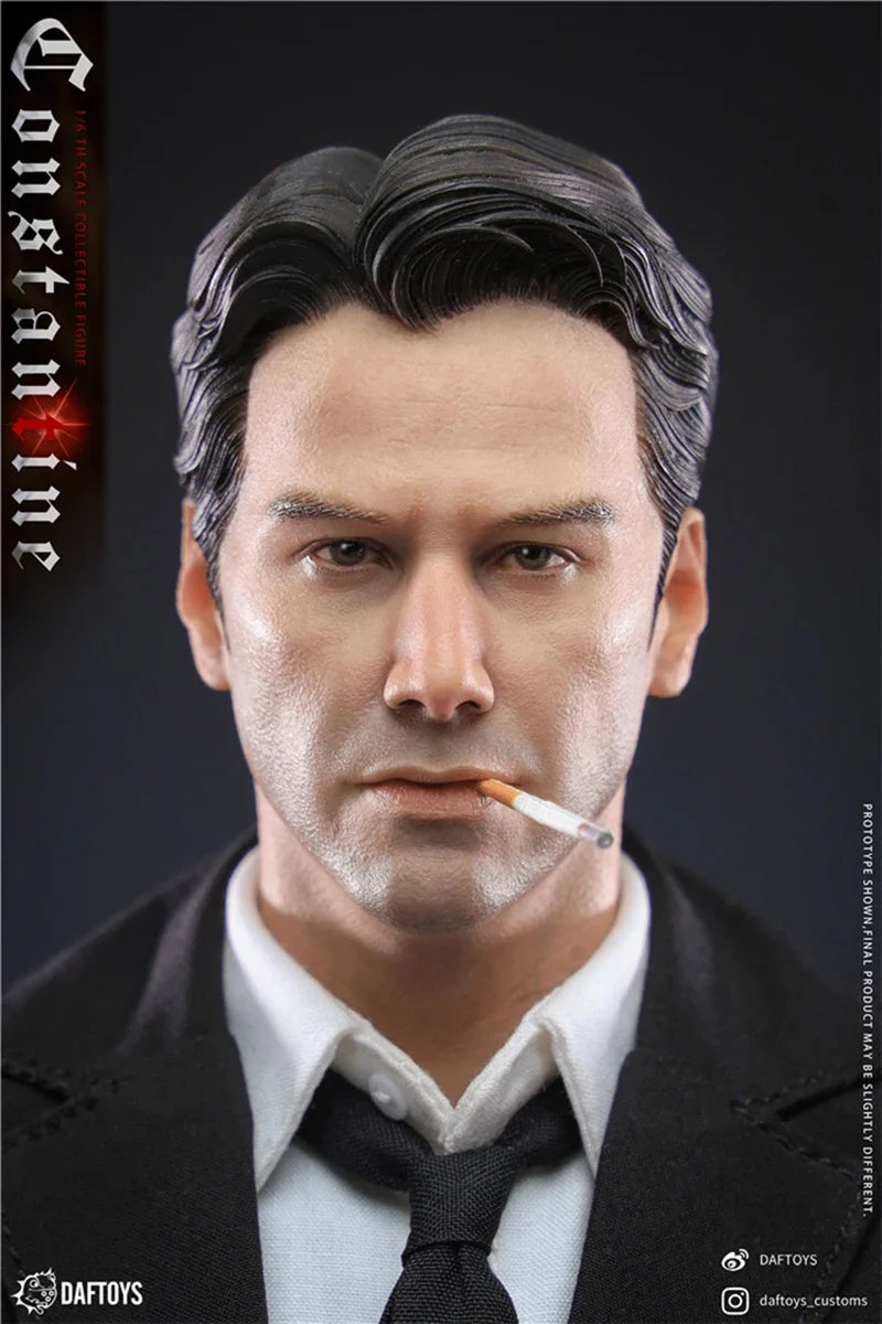 DAFTOYS F019 1/6 Keanu Reeves Figure Model 12'' Male Soldier Action Figure Body Doll Full Set Collectible Toy
