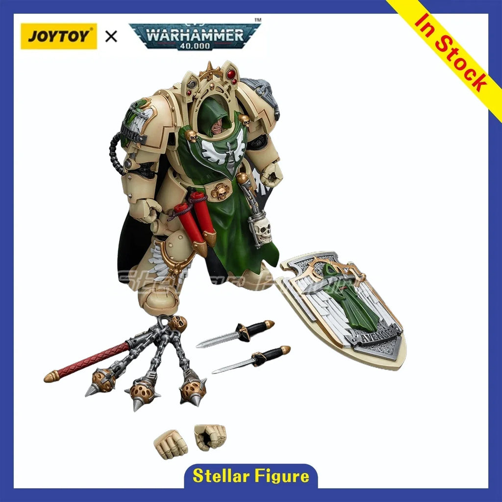 【SF】JOYTOY 1/18 Action Figure Dark Angels Deathwing Knight Master with Flail of The Unforgiven Model Toys Collection Ornaments