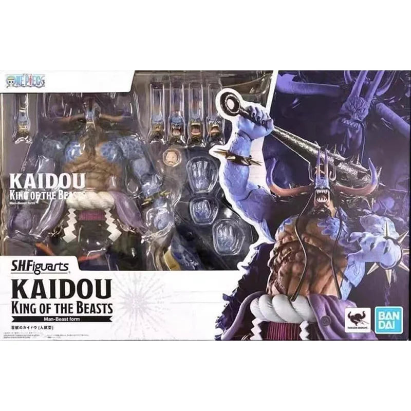 100% Original Bandai S.H.Figuarts SHF Kaido Of The Beasts Human Beast Form Kaidou In Stock Anime Action Collection Figures Toys