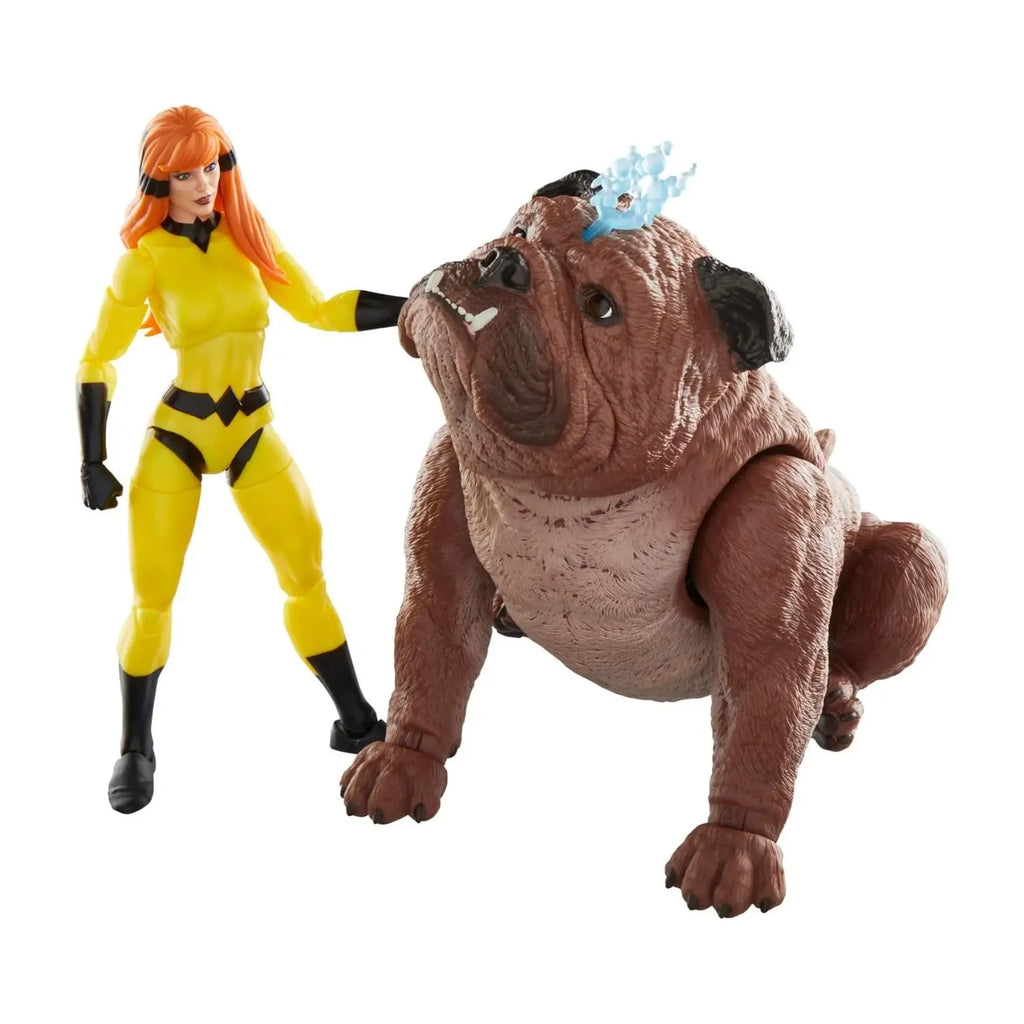 Marvel Legends Inhumans Crystal Lockjaw Deluxe Exclusive 6" Alien Crystal Princess Lock Toothed Dog Action Desktop Ornament Toy