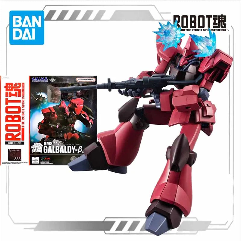 Bandai Original Modellbausatz ROBOT SOUL GALBALDY Beta GUNDAM Actionfigur Modell Spielzeug Geschenke für Jungen Sammlerstück Schaumstoffbox Versand