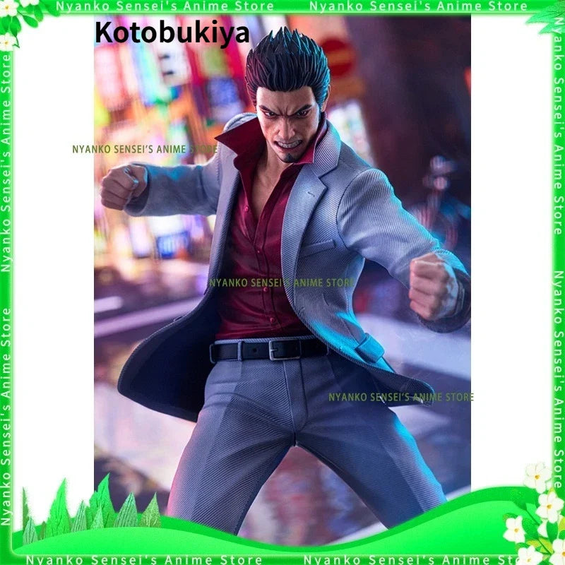 In Stock Kotobukiya Like A Dragon Yakuza Kiryu Kazuma PV220 Figure Anime Models Toy Doll Gift Hobby Collectible