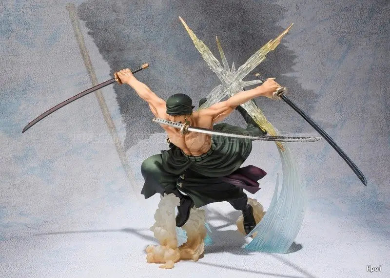 【In Stock】Original BANDAI SPIRITS FiguartsZERO ONE PIECE Roronoa Zoro Battle Ver Figure Collection Model Ornament