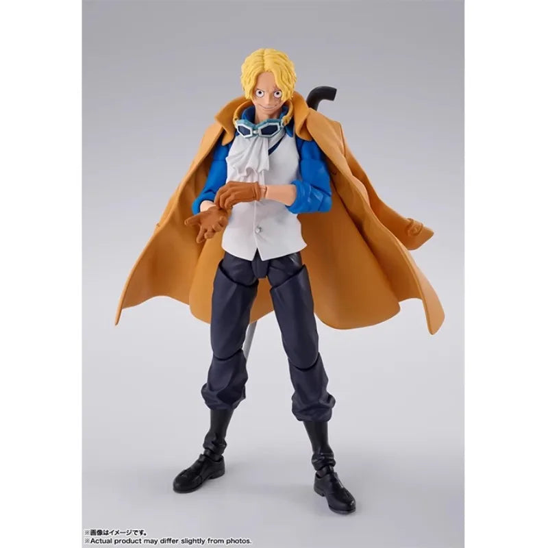 In Stock Bandai S.H.Figuarts ONE PIECE Anime Figure Sabo Ace Action Figure Toys for Boys Girls Gift Collectible Model Ornaments