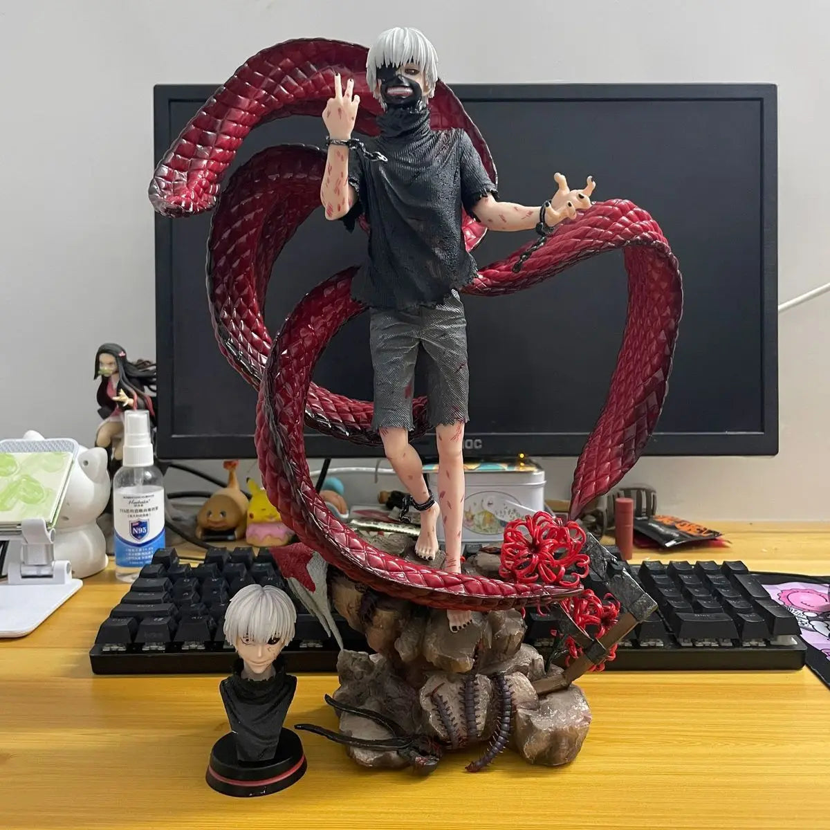 Tokyo Ghoul Anime Figure Kaneki Ken Action Figures Ghoul Figurine Pvc Gk Statue Model Doll Collect Desk Decor Toys Birthday Gift
