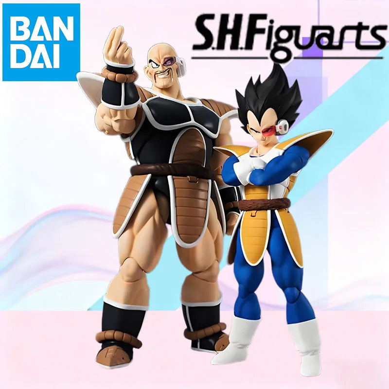Auf Lager BANDAI Original S.H.Figuarts DRAGON BALL VBGETA NAPPA SDCC SHF Actionfigur Modell Spielzeug Geschenk für Kinder Schaumstoffbox Verpackung