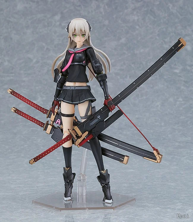【Original】Max Factory PLAMAX HH-01 Heavily Armed High School Girls Early 17cm Action Figures Ornament Collection Model