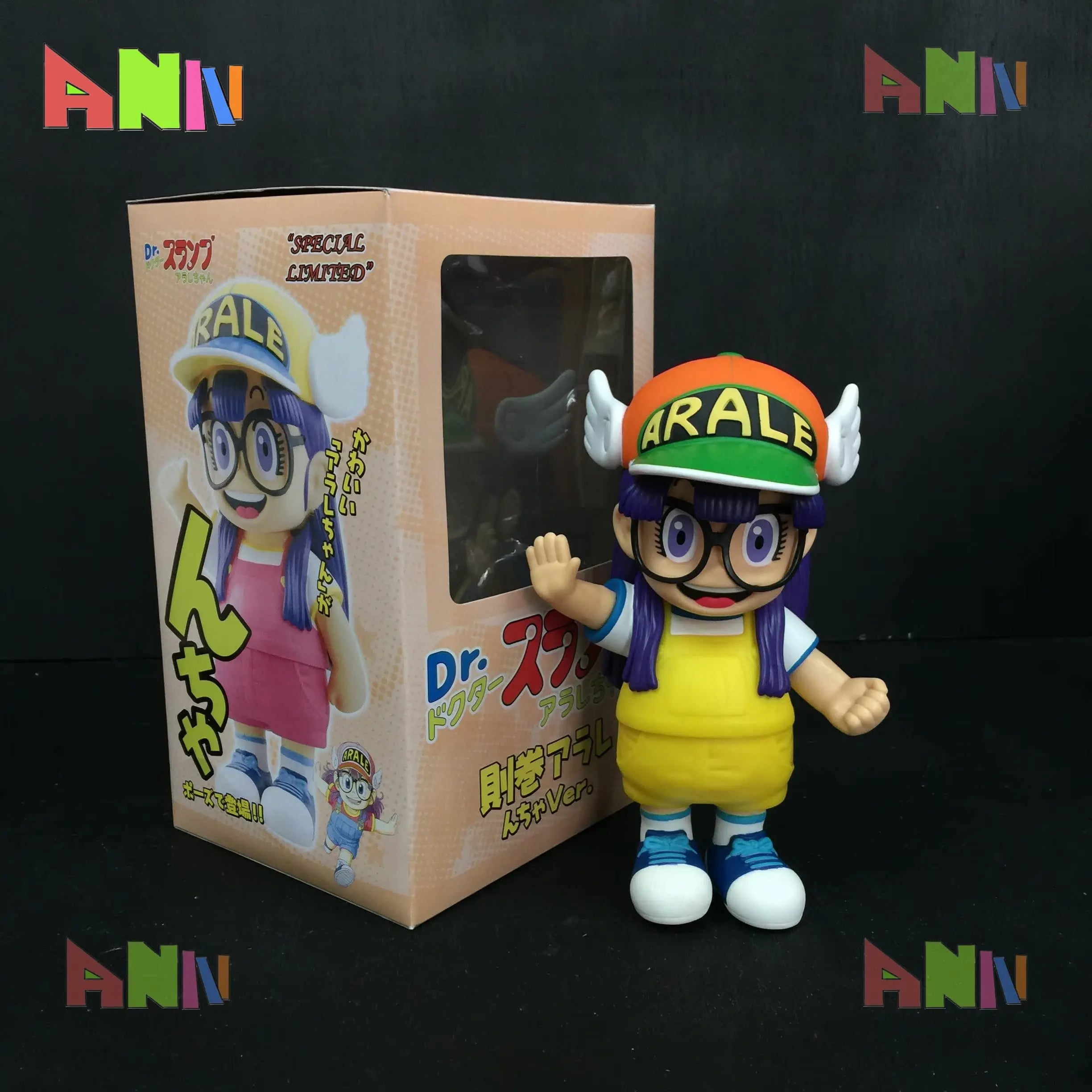 16cm Arale Anime Figure Special Edition Dr Slump Cartoon Stupid Superman Little Child Kawaii Statue Doll Decoration Kid Toy Gift