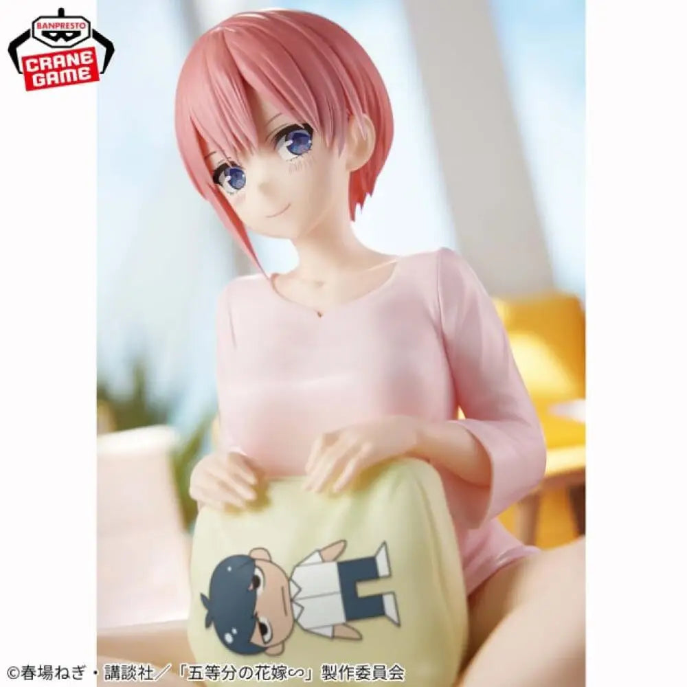 In Stock Bandai The Quintessential Quintuplets Relax time- Nakano May Yotsuba Miku Nino Ichika Anime Figure Model Toy Gift