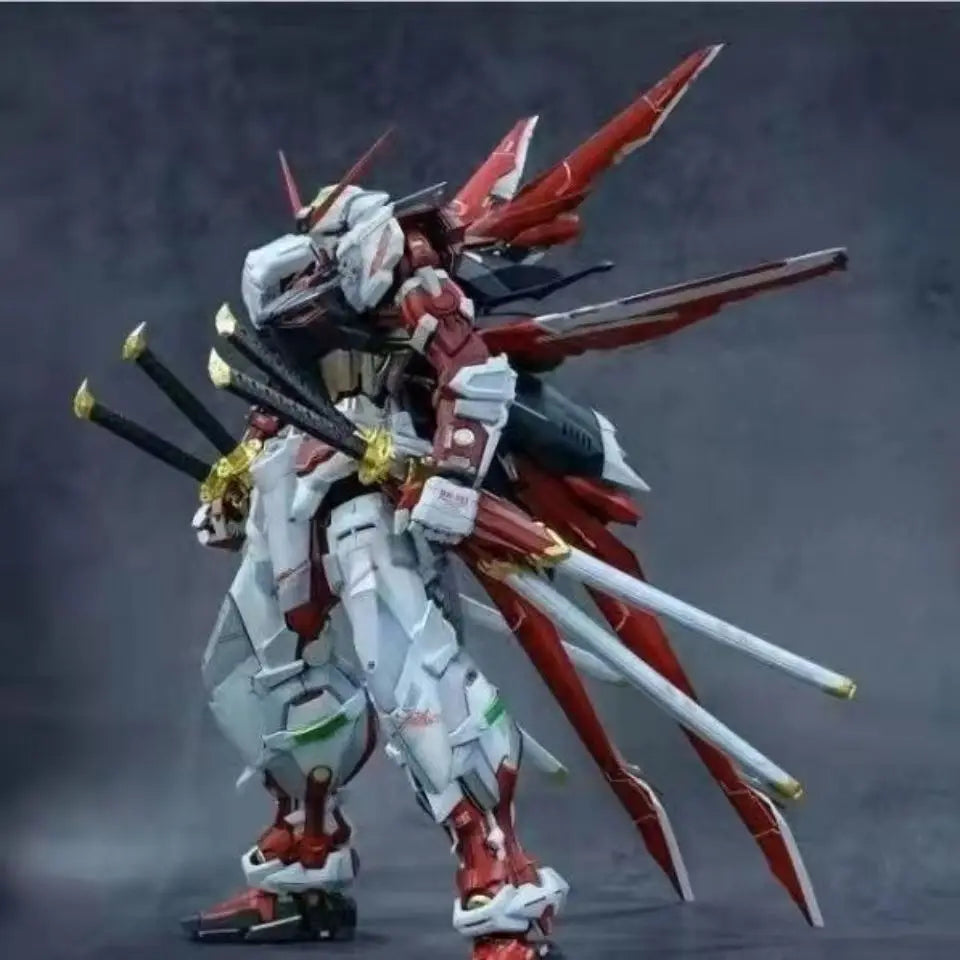 26cm Reprint Spot Nielsen PG1:60 Red Attendant Ghost Red Alien 2.0 Assembly Model with Four Blade Flying Backpack Customized toy