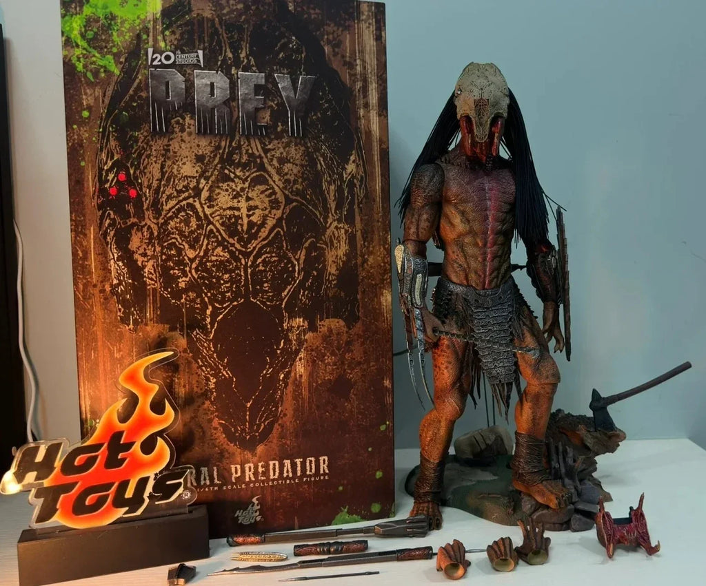 1:6 Hot Toys Iron Warrior: Prey Rage TMS114  Action Figure Feral Predator Figures Collect Dolls 37cm Hottoys Model Toy Gift