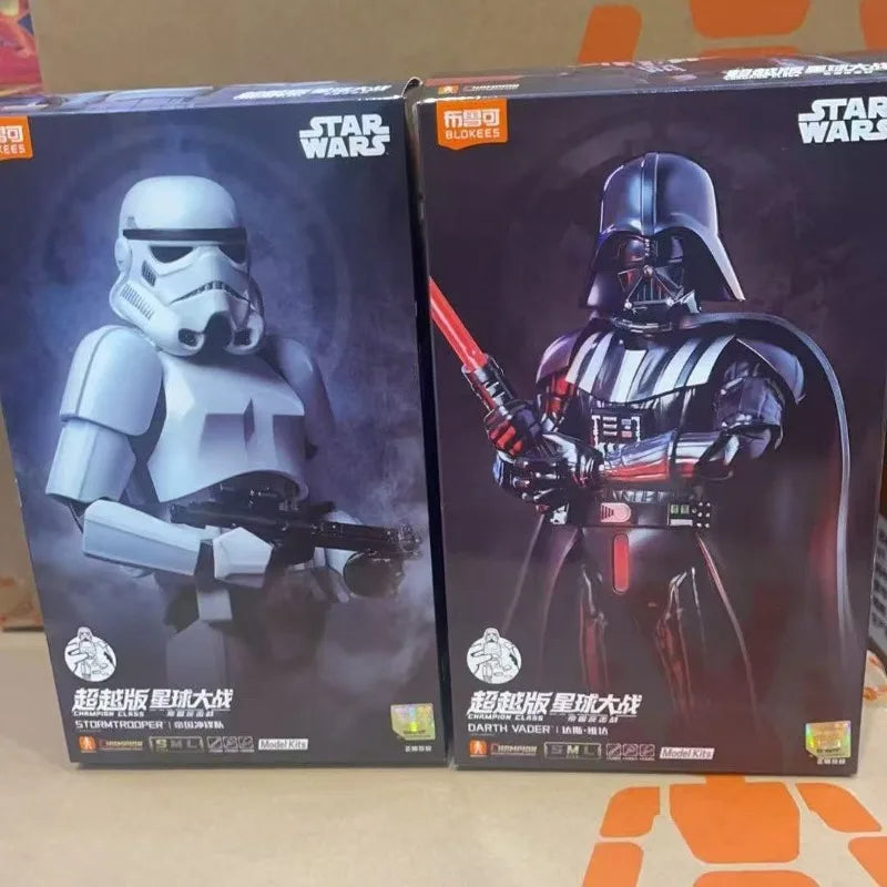 Blokees Star Wars Action Figure Movie Darth Vader Dark Trooper Anime Action Figure Collection Toys Model For Children Gift