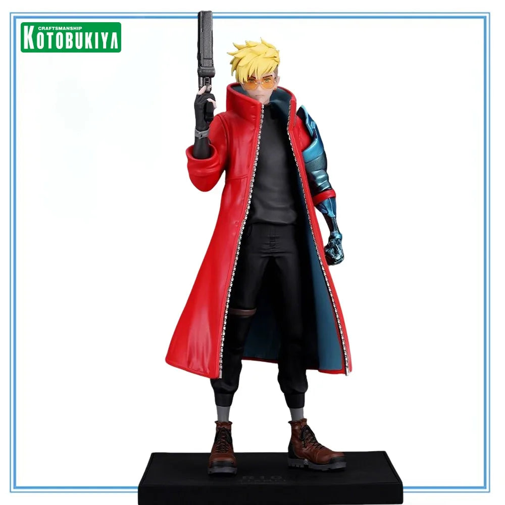 100% Original Kotobukiya Oshi Works Trigun Stampede Vash The Stampede Model Toys Collection Series Model Decoration