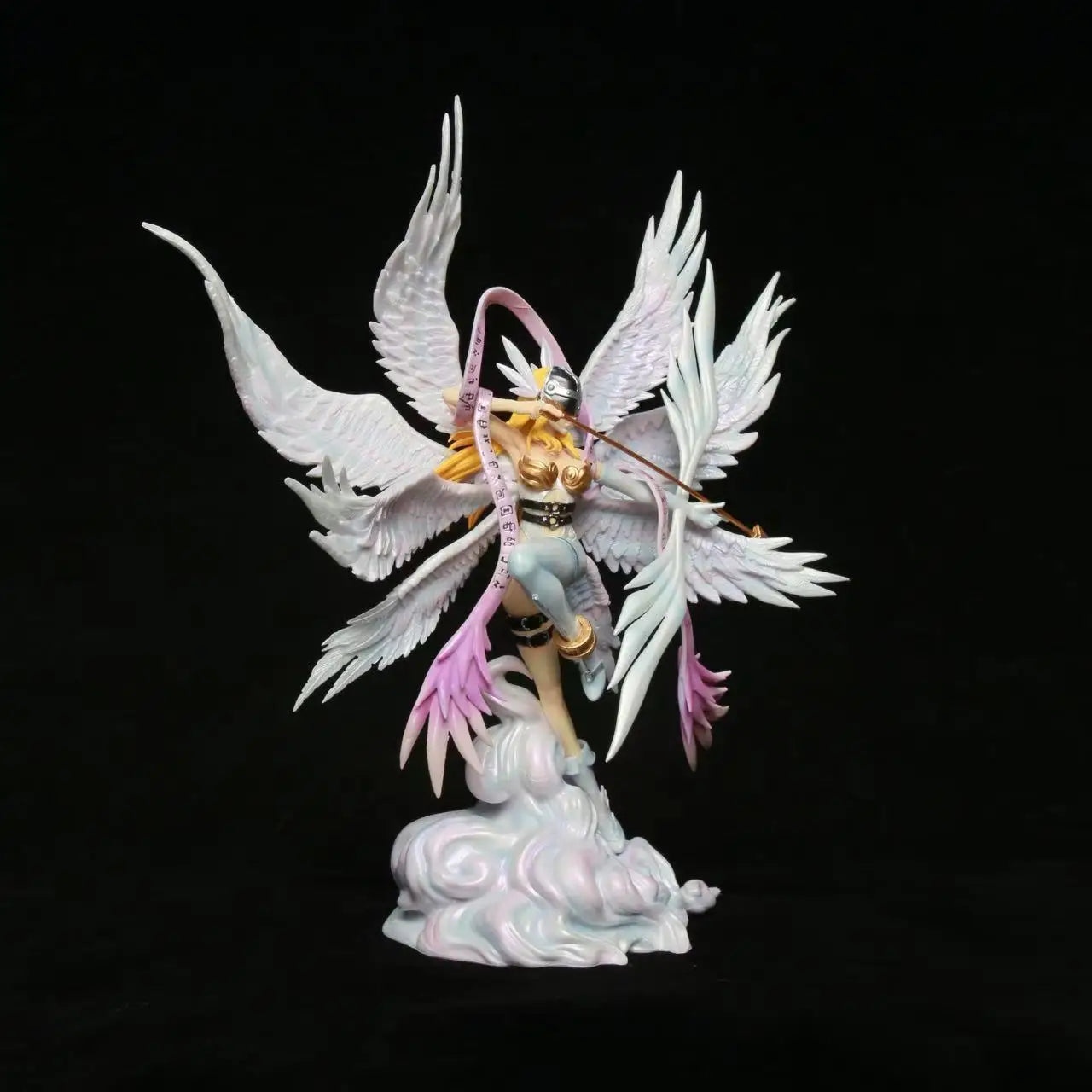 26cm Digimon Adventure Angewomon Shoot An Arrow Anime Figure Model Statue Collection Model Desktop Decoration Ornament Fans Toys