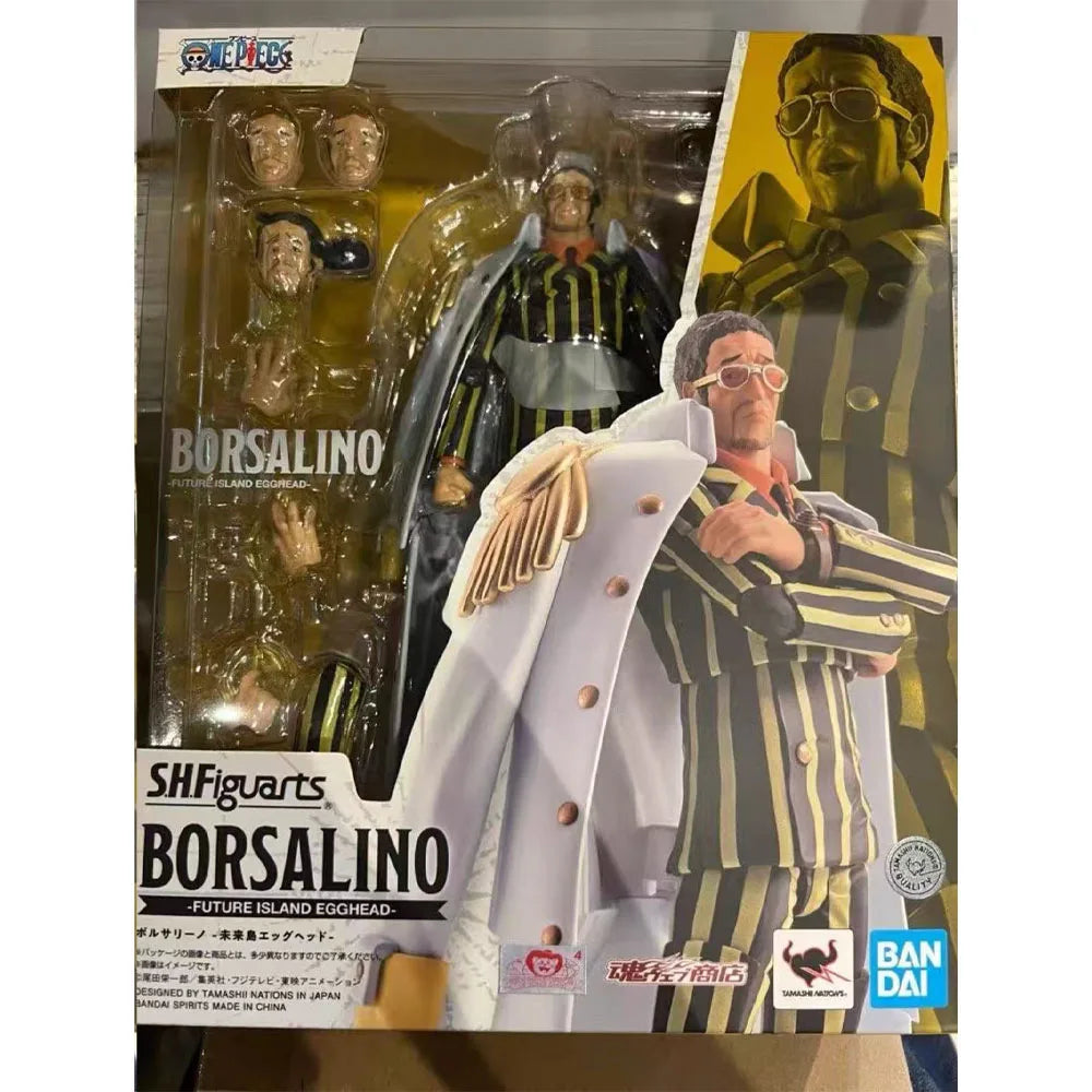 100% Authentic In Stock Bandai S.H.Figuarts One Piece Kizaru - Egghead Island -Anime Action Figure Collection Model Toy