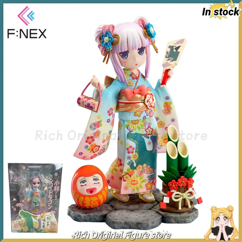 【In Stock】Original F:NEX Miss Kobayashi's Dragon Maid Kanna Kamui -Dress Up- Gifts Ornaments Models Toys Figures Collection