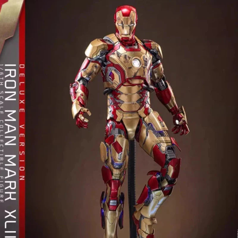 Neu auf Lager Hottoys Iron Man Mk42 Ht 1/6 Mms758b Mms759b 2.0 War-Damaged Deluxe Edition Standard Edition Actionfigur Spielzeug