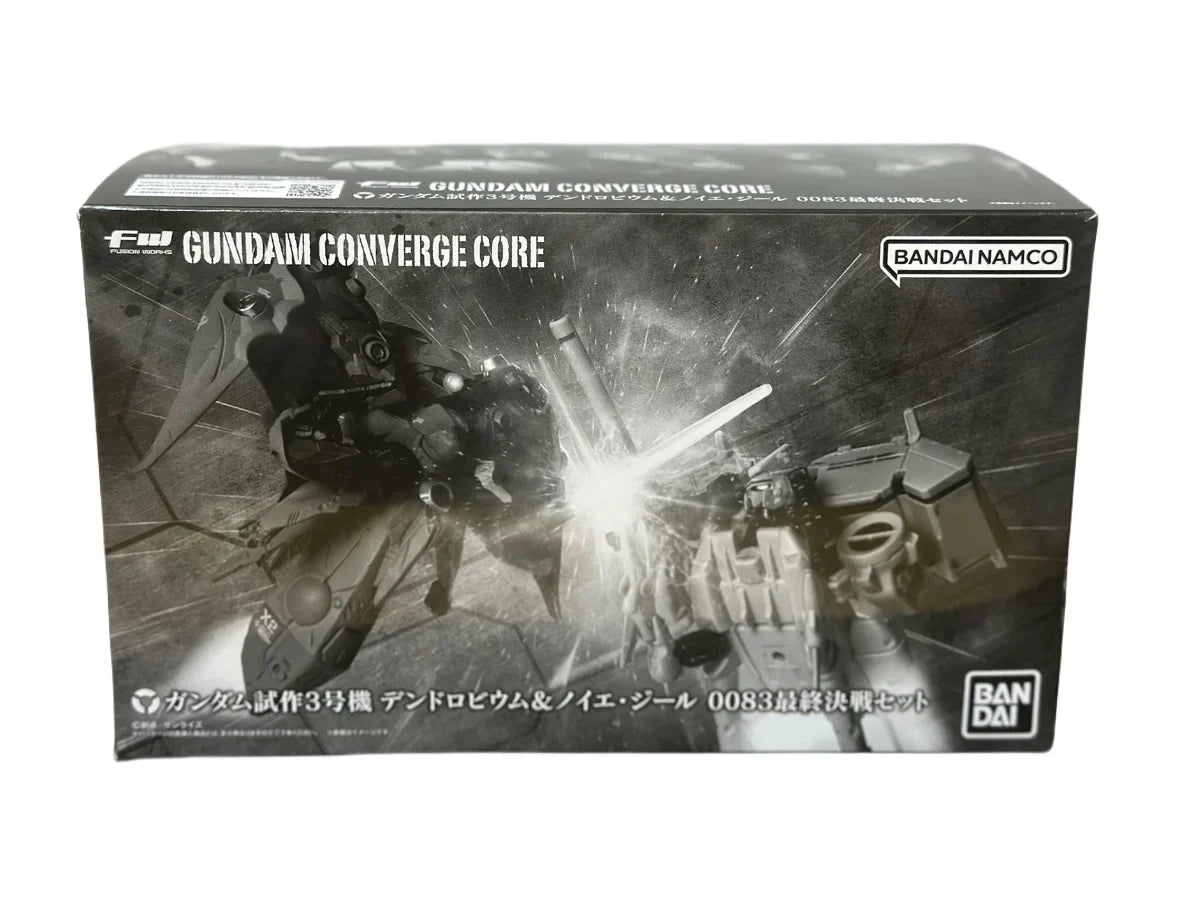 Bandai Original FW Gundam Converge Core Anime Figure AMX-002 Neue Ziel＆GP03D Gashapon Shokugan Collectible Toys Gift For Kids