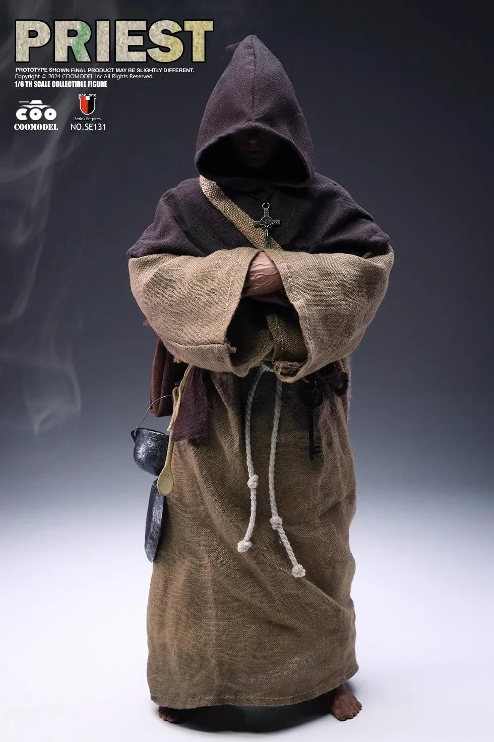 COOMODEL SE131 1/6 Empire Series Medieval Priest Action Figure
