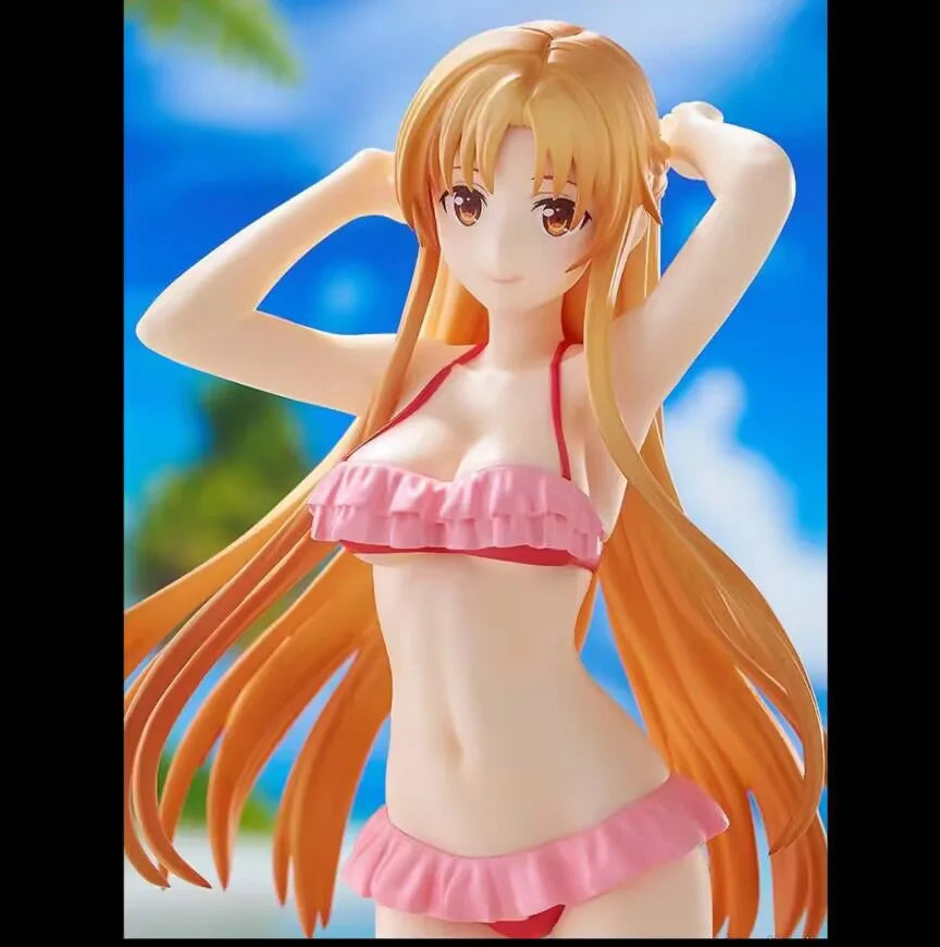 lowest price Japanese original anime figure Yuuki Asuna swimsuit ver  action figure collectible model toys for boys