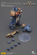 【SF】JOYTOY Warhammer 40K 1/18 Action Figure Ultramarines Heavy Relic Primus Armor with Heavy Relic Bolt Rifle Model Toys Gifts