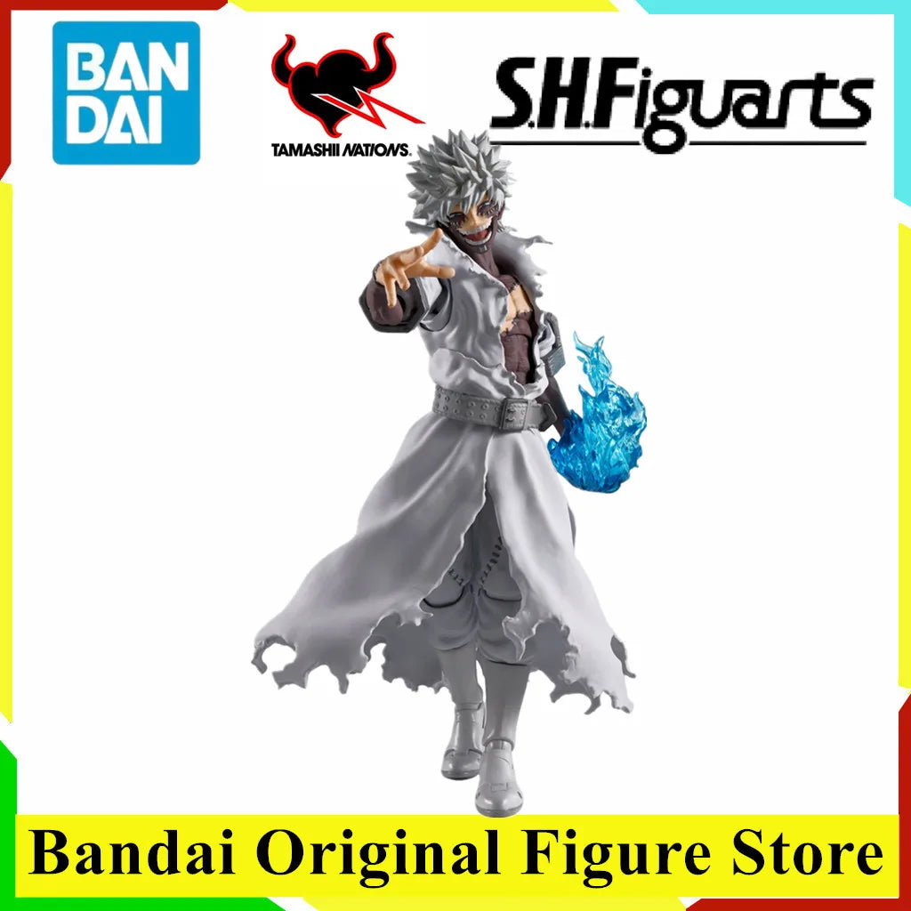 Original BANDAI S.H.Figuarts Boku no Hero Academia Dabi Anime Figure Toys My Hero Academia Joint PVC Model Collection Doll