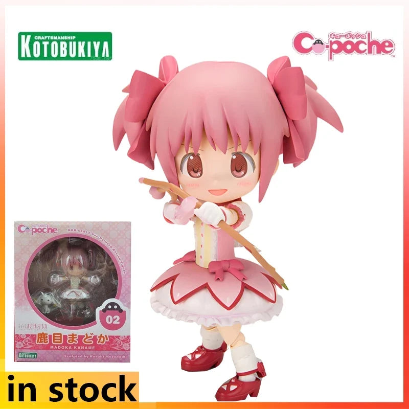 Kotobukiya Cu-poche Finished Product Movable Series Puella Magi Madoka Magica Anime Action Figure Toys Model Gifts for Boys
