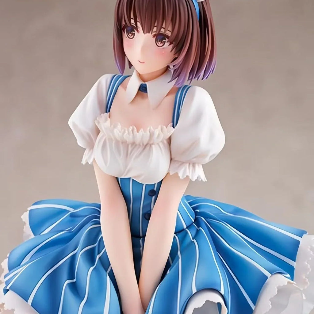 Saekano Kato Megumi Maid Ver. 24cm | 2D Bishoujo Anime Figure Desktop Decor Collectible Gift 18+ Action Figures toy