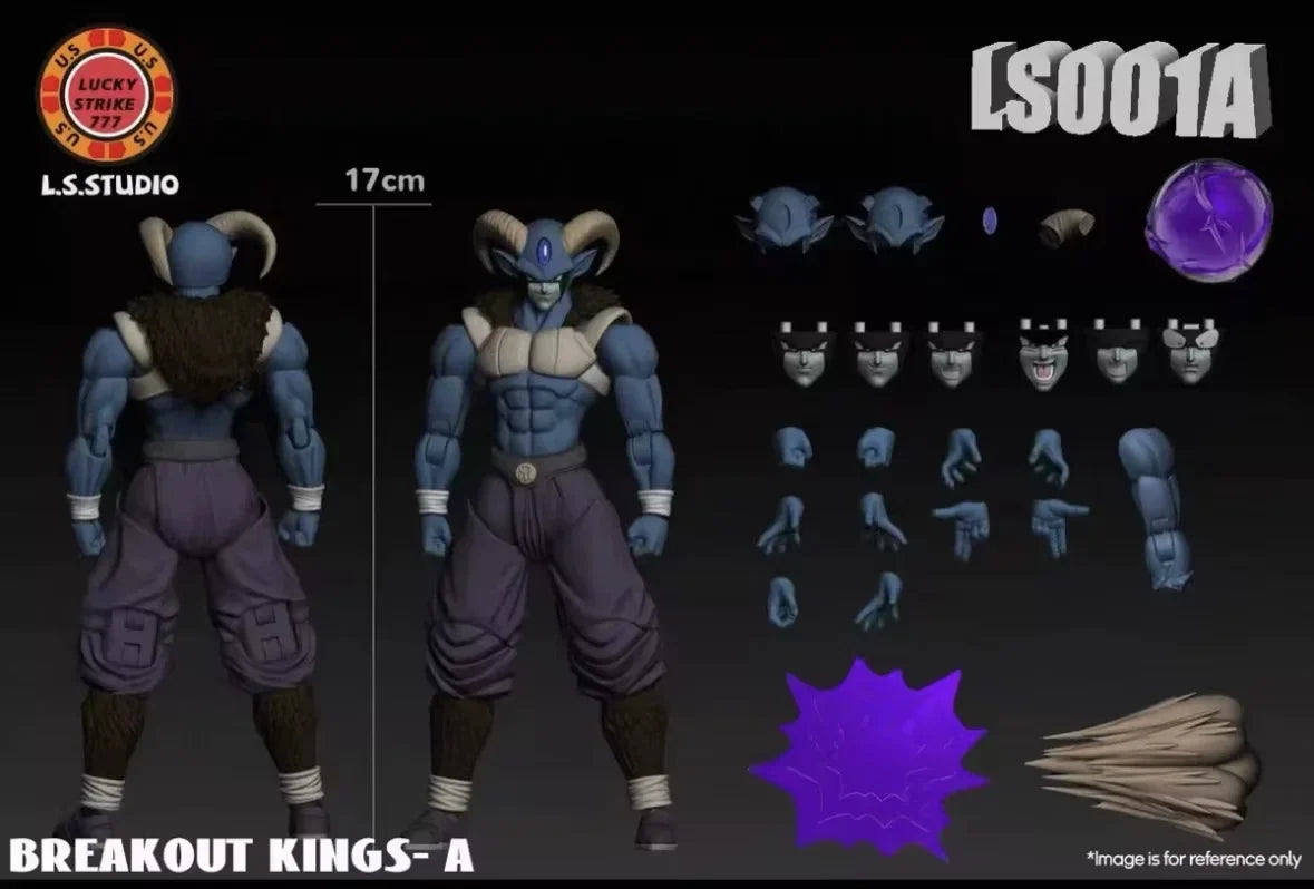 Original Ls Studio Breakout King Action Figure Pvc Trendy Model Desktop Collection Anime Figurine Ornament Toys Men'S Gifts