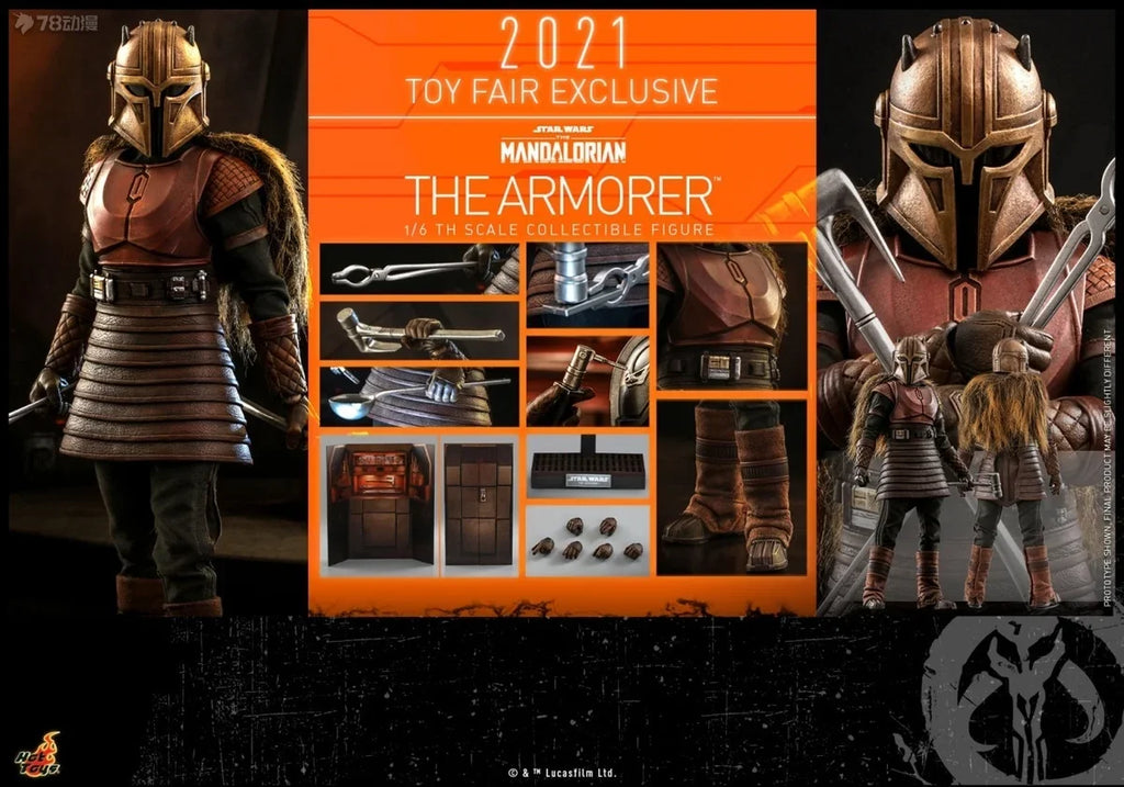 HOTTOYS HT 1/6 The Mandalorian Star Wars Movie TMS044 The Armor TMS097 PAZ VIZSLA Collectible 12" Full Set Soldier Fans Model