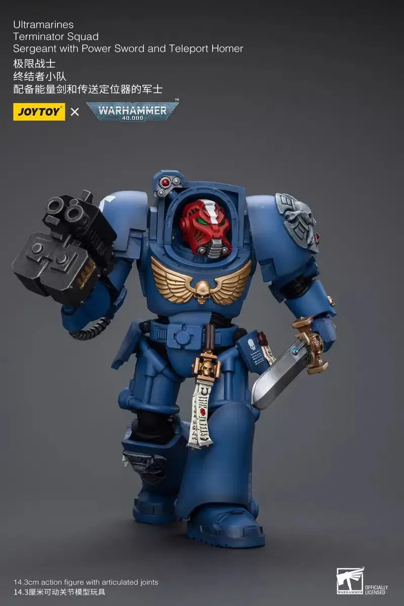 【In Stock】JOYTOY Warhammer 40K Ultramarines Terminator Squad 3PCS 1/18 Action Figure Model Toys
